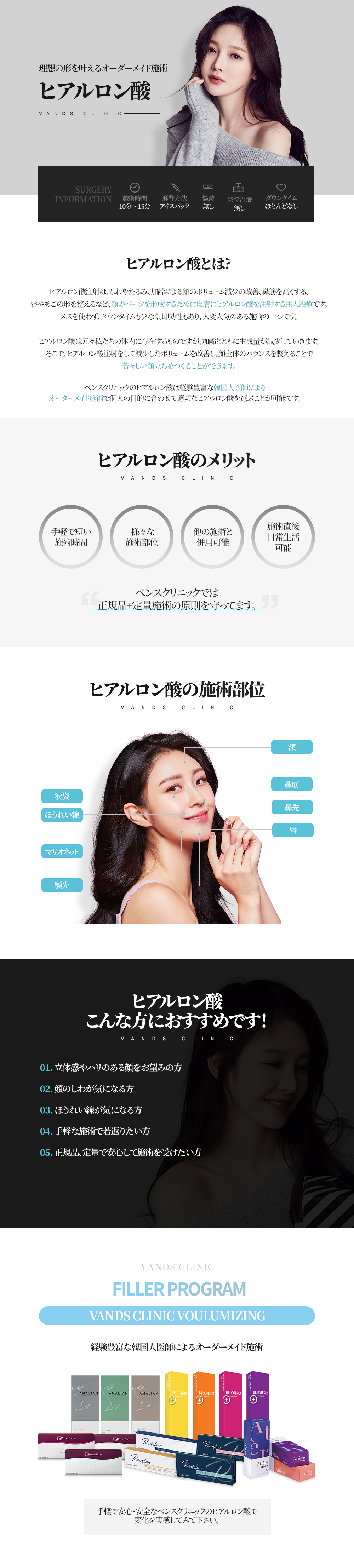ほうれい線フィラー 施術案内画像1